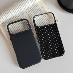iPhone 17 Pro Case Cute Aesthetic Polka Dot Phone Case for Women Girl Shockproof