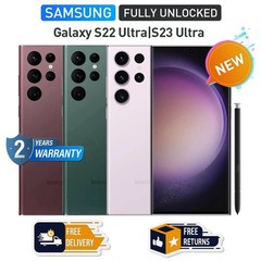 Samsung Galaxy S23 Ultra/S22 Ultra/S21 Ultra 128GB Unlocked All Carrier Phone