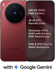 vivo X300 (Summit Red, 256 GB) (12 GB RAM) Dimensity 9500 Processor