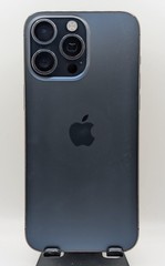 Apple iPhone 15 Pro Max – 512 GB- Blue Titanium (AT&T) (Fair Condition). ~489~