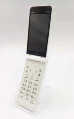 KYOCERA KYF42 GRATINA 4G WHITE WIFI Single SIM Android Flip Phone Unlocked Japan