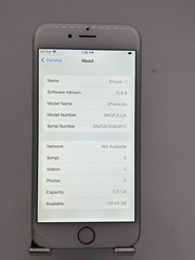 Apple iPhone 6s 128GB White Unlocked Clean IMEI iCloud Off – Used B