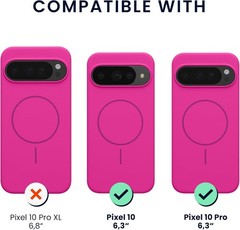 Magnetic Silicone Case for Google Pixel 10 / Pixel 10 Pro – Shockproof, Anti-Sli
