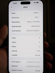 iphone 17 pro max 2tb AT&T