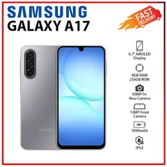 Samsung Galaxy A17 4G 8GB+256GB GREY Dual SIM Unlocked Android Cell Phone