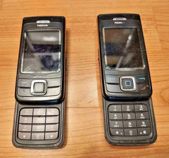 *100% UNTESTED* LOT OF 2x NOKIA 6265i CDMA SLIDER CELL PHONES VINTAGE CELLULAR