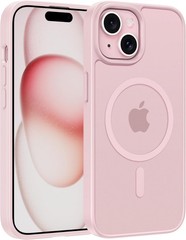 iPhone 15 Case: Translucent Matte Magnetic Phone Cover – Military Grade Protecti