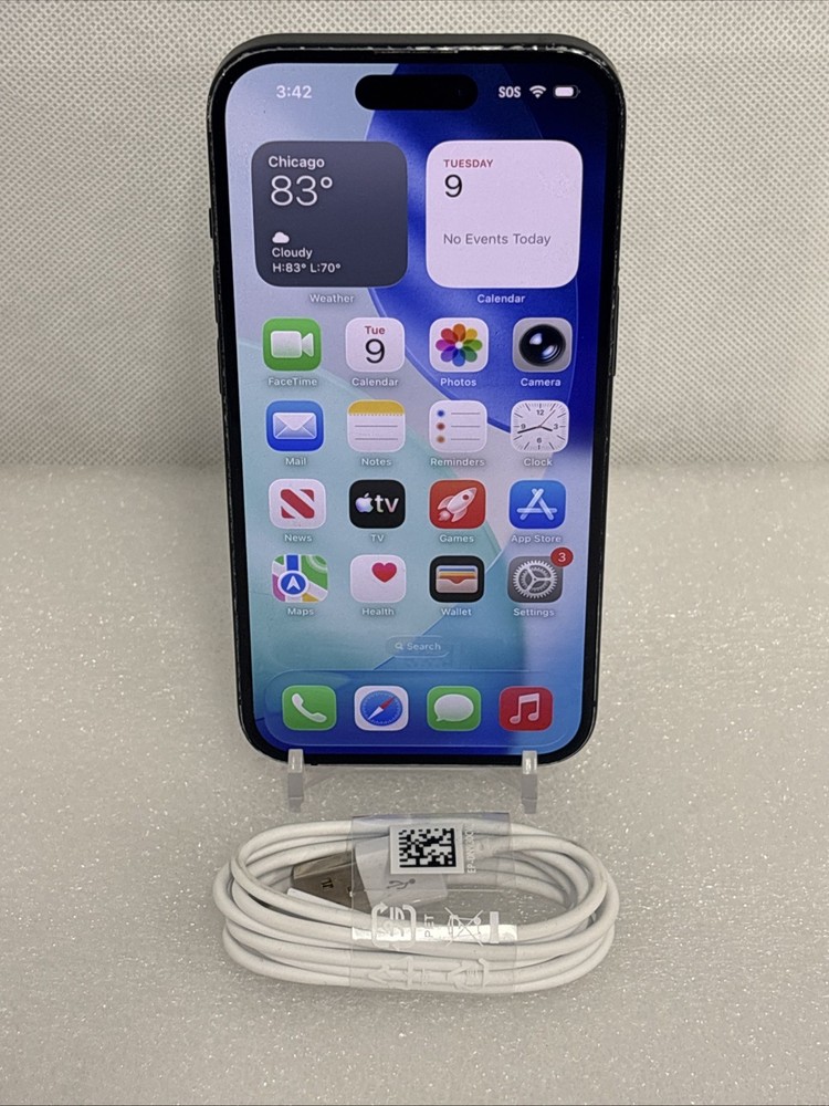 Apple iPhone 15 – 128 GB – Black (AT&T) *Read Description*