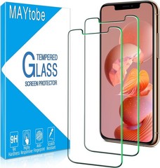 2PCS Screen Protector for iPhone 15 Pro Max 6.7 Inch Tempered Glass Case Friendl