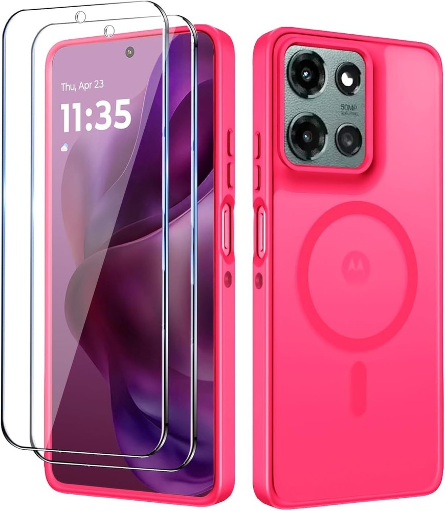 Motorola Moto G Power 2025/2026 Case, Magnetic Phone Case with Screen Protector