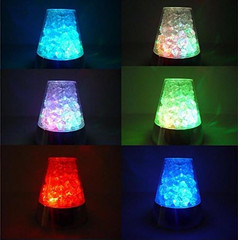 Ice Fiber Optic Mood Color Changing Lamp Glacier Lite