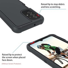 Samsung Galaxy A32 5G Case 6.5″ Belt Clip Holster Shockproof Protective Black