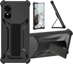 Case Compatible for BLU G33 Case Cover with Tempered Glass Screen Protector H…