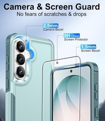 Heavy Duty Full Body Shockproof, Samsung Galaxy S26 Case 6.3 Inch, ( Black )