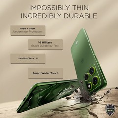 MOTOROLA Edge 70 ( Green, 256GB 8GB RAM) Snapdragon® 7 Gen 4 Global Version.