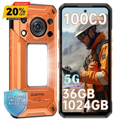 OUKITEL WP500 Rugged Smartphone 36GB+1024GB Android 16 NFC Anti Leakage Button