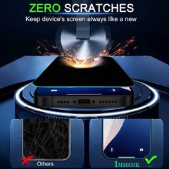 For iPhone 17 Pro 6.3 inch Screen Protector,Front Tempered Glass,Side-Back Film