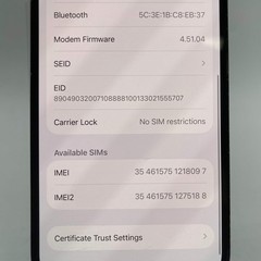 Broken Unlocked Apple iPhone 14 Pro 128GB MPXT3LL/A Back Cracked