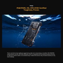 Blackview OSCAL PILOT6 AI Rugged Smartphone 48GB+256GB Thermal Imaging 108MP NFC