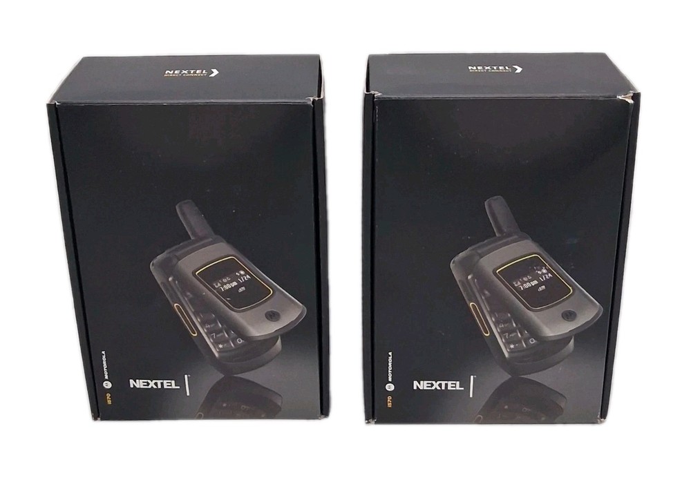 Motorola i570 Nextel Complete Kit Wireless GPS Walkie Talkie SET OF 2 BRAND NEW