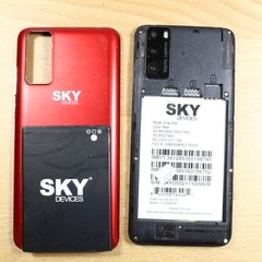 Sky Device Elite D55 Red Smartphone For Parts #484