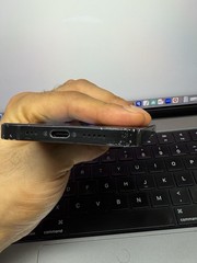 Apple iPhone 16e (100% Batt) Factory Unlocked Black 128GB (Frame Scratch) #24790