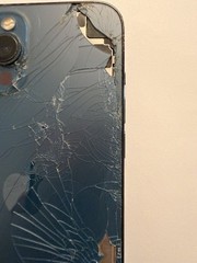 Apple iPhone 12 Pro Max – 128 GB – Pacific Blue (AT&T) A2342]- for parts – read