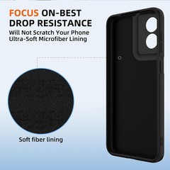 Motorola Moto G Play 2024 Case (XT2413), Liquid Silicone Upgrade with 2 HD Scree