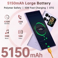 OUKITEL C62 Cell Smartphone Android 15 16GB+128GB 6.88″+1.81-inch T-Mobile