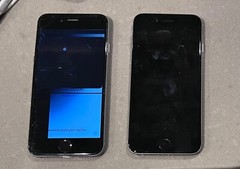 As-is Defective Lot of 2 Apple iPhone 6 A1549 A1586 – 16GB – Space Gray