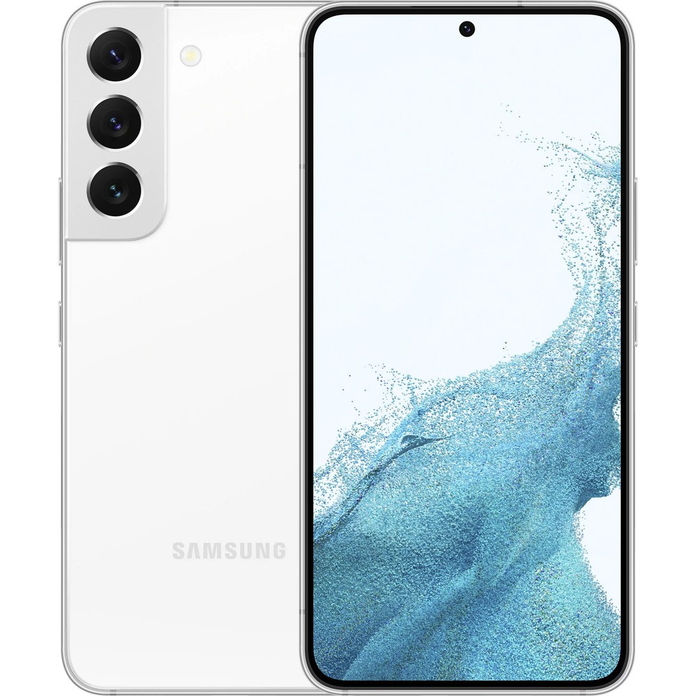 Samsung Galaxy S22 SM-S901U Unlocked 256GB Phantom White C Light Burn