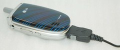 LG VX3300 Verizon Wireless Flip BLACK BLUE Faceplate Cell Phone 1xRTT Grade B