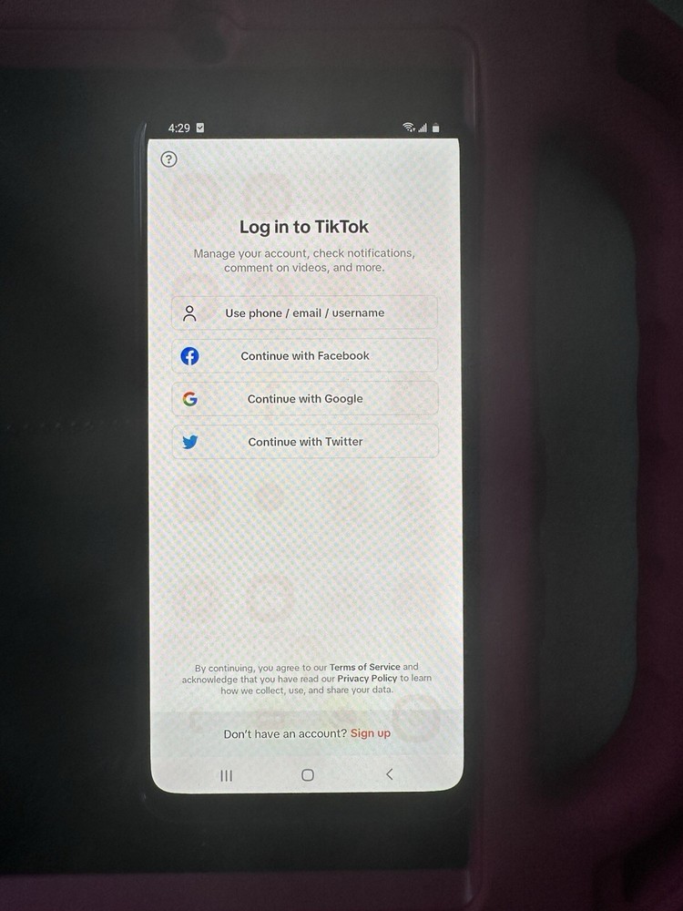 Galaxy A20 32 GB Sim Card With Tik Tok App.