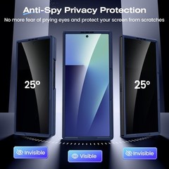 Blue Slim Hard Shockproof Case for Samsung Galaxy Z Fold 7 with Kickstand & Scre