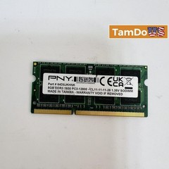 PNY 8GB DDR3 SO-DIMM PC3-12800 1600MHz RAM