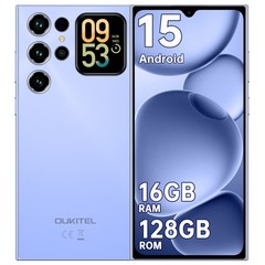 OUKITEL C62 Cell Phone 6.88″ Dual Screen 16GB+128GB 5150mAh Android 15 T-Mobile
