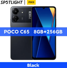 (Unlocked)NEW Xiaomi POCO C65 Dual SIM Android Mobile Phone AU – Black/8GB+256GB