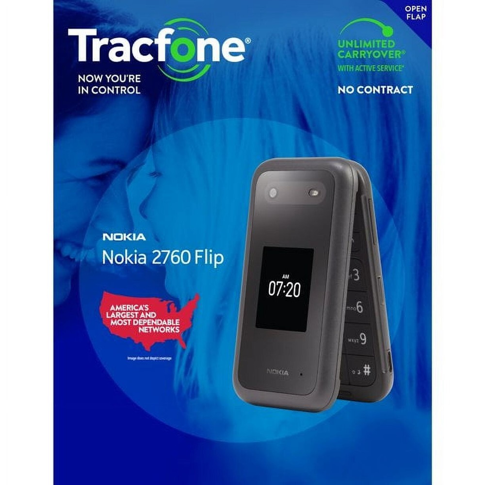 NOKIA 2760 Flip Phone (Locked to Tracfone)