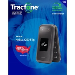 Tracfone Nokia 2760 Flip Ready to Use w/ NEW NUMBER Includes $20 (30-Day Plan)