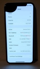Unlocked Apple iPhone X A1865 64GB 80% Battery Health White READ DESCRIPTION