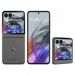 Motorola Razr 2024 XT2453 256GB Unlocked 6.9 Folding pOLED 64MP 6E 5G Koala Gray