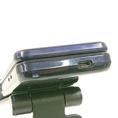 Sharp Aquos Mobile Sh-01J Docomo Blue Black Main Body C20413 Japanese Flip phone