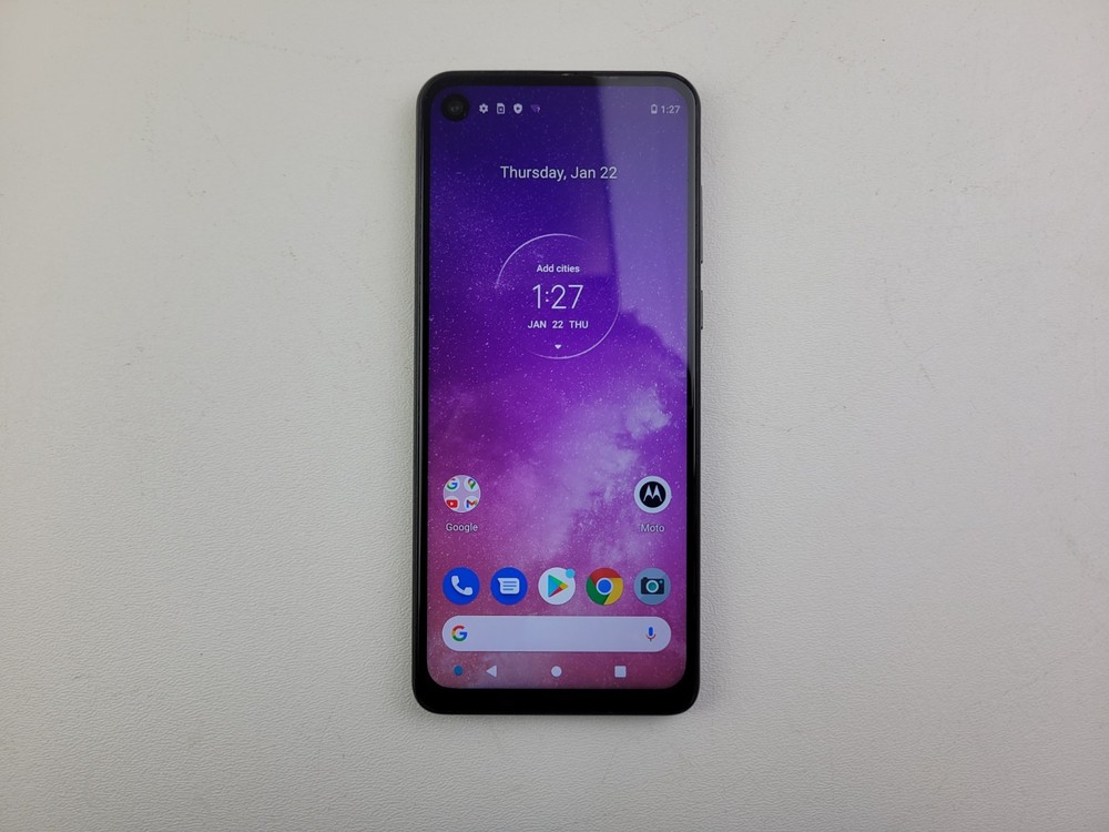 Motorola one vision (XT1970-2) 128GB (Telcel) Smartphone – BLEMISHED – H5346