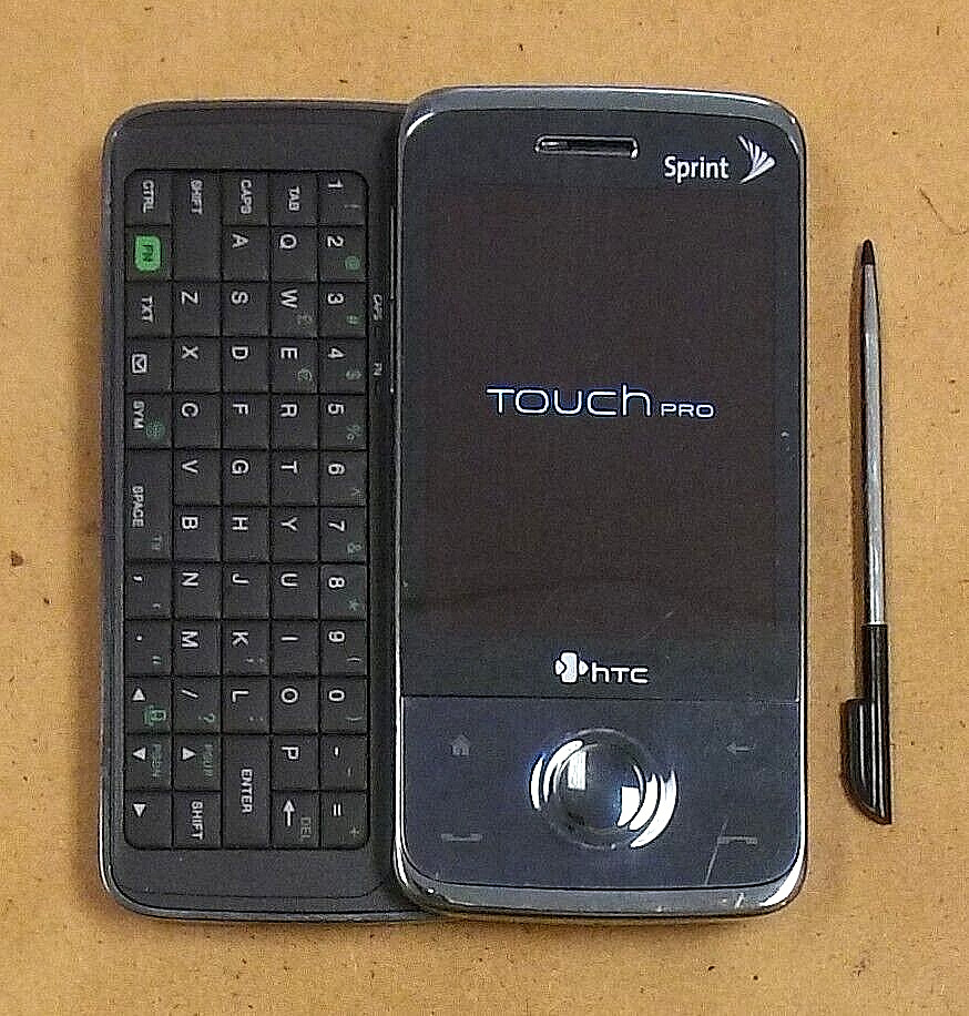 HTC Touch Pro RAPH800 / PPC6850 – Gray ( Sprint ) Rare Slider Smartphone w/ Pen