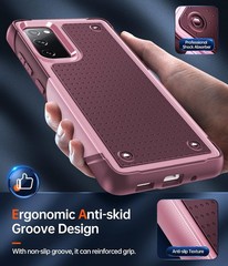 Heavy Duty PC Back Case for Samsung Galaxy S20 FE 5G with 2 Screen Protectors