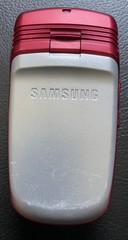 Samsung SGH-T209 Red/Silver (T-Mobile) Flip Cell Phone.