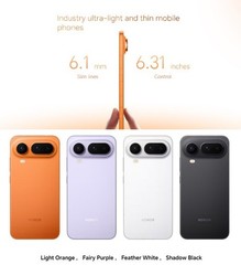 Honor Magic 8 Pro Air 5G 6.31″OLED 120Hz 64MP Dimensity 9500 5500mAh By FedEx！