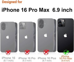 Compact Case for iPhone 16 Pro Max Shiny Silver Butterfly Design, Cute Slim TPU