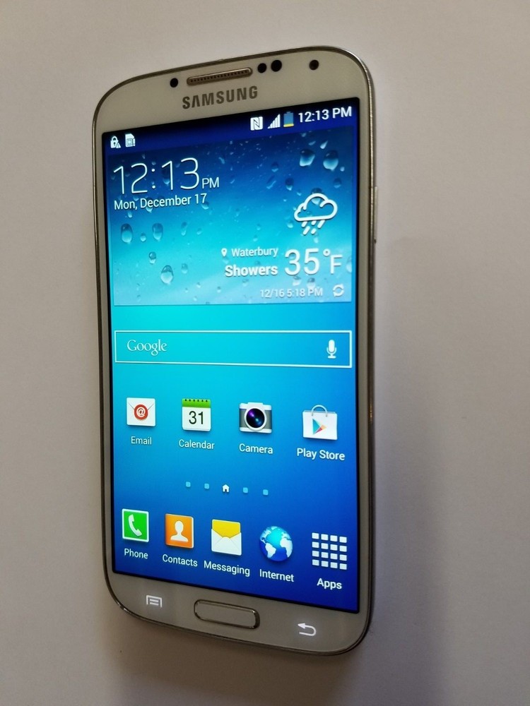 Samsung Galaxy S4 SGH-I337 16GB White Frost At&t GSM Smartphone Cellphone i337