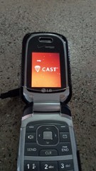 Vintage LG VX8360 (Verizon) Blue Cellular Flip Phone